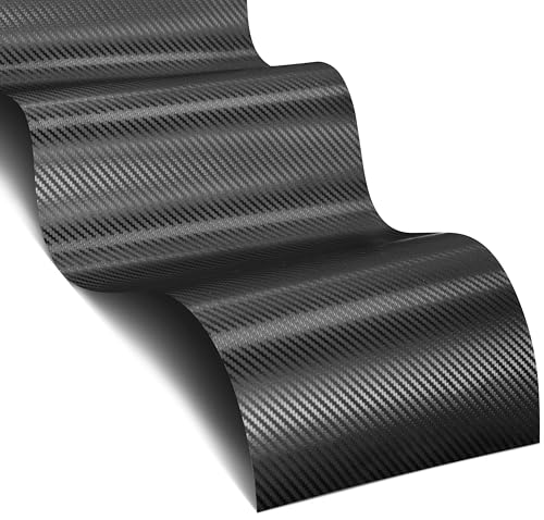VViViD XPO Black Carbon Fiber 5ft x 1ft 8yr Car Wrap Vinyl Roll - Product Imagery