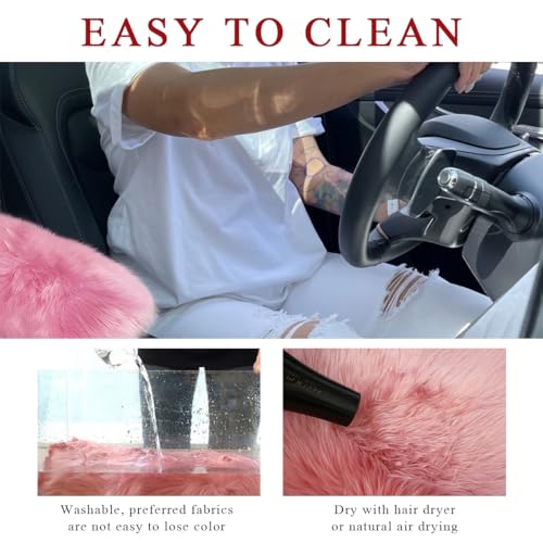 Wevdn Car Center Console Cover Pad, Fluffy Middle Console Pad - Product Imagery