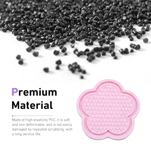 4PCS Car Cup Holder Coasters, Cute Flower Coasters, Waterproof - Product Imagery