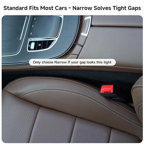 Givifive Car Seat Gap Filler Organizer 2Pack Soft Foam 3IN1 - Product Imagery