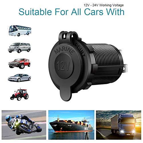 Cigarette Lighter Socket Car Marine Motorcycle ATV RV Lighter - Product Imagery