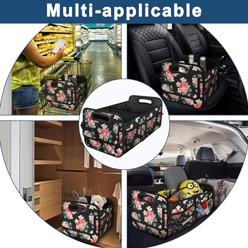Deosk Car Trunk Organizer and Storage with Reinforced Handles - Product Imagery