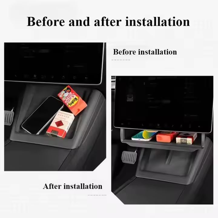 2020-2023 Model Y Collapsable, Hidden Underscreen Storage - Product Imagery