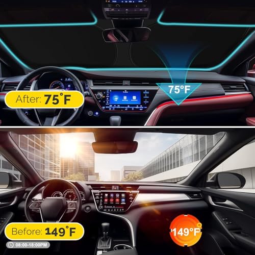 Mazda CX5 Sunshade, Windshield Sun Shade for 2017-2026 CX-5 - Product Imagery