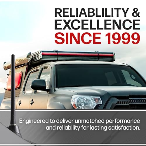 Short Rubber Antenna fits Toyota Tundra (2000-2020) - USA - Product Imagery