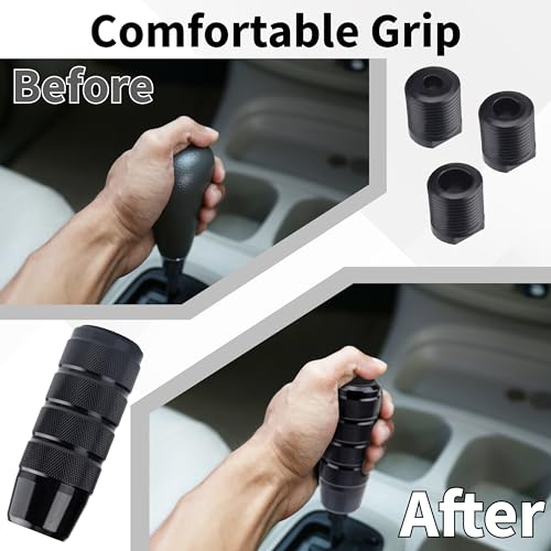 ecocstm Car Shifter Knob, Aluminum Gear Shift Style Knobs, Car - Product Imagery