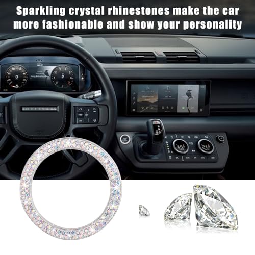 Kewucn Bling Crystal Double Rhinestone Car Engine Start - Product Imagery