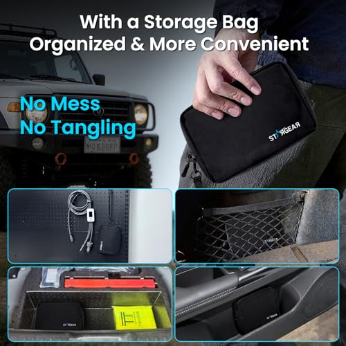 Starlink Mini 3 in 1 Cable 10FT/3M with Digital Voltage Display - Product Imagery