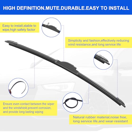 OEM Quality 26" + 16" Premium All-Seasons Durable Stable and - Product Imagery