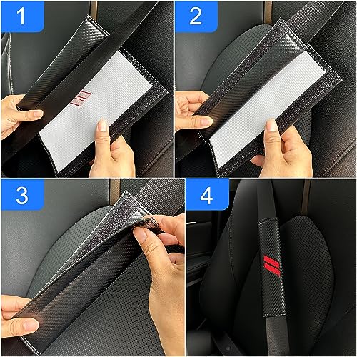 for Dodge Durango Seat Belt Covers for Charger Seat Belt Pads - Product Imagery