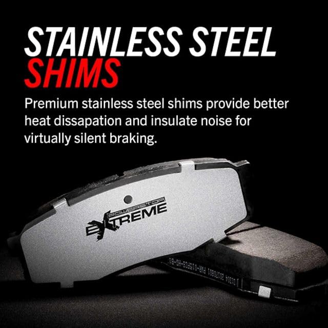 PowerStop Z26 Performance Carbon Fiber Ceramic Brake Pads Front - Product Imagery