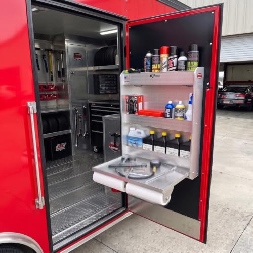 Pit Posse 445 Trailer Door Cabinet Organizer Senior Work Station - Product Imagery
