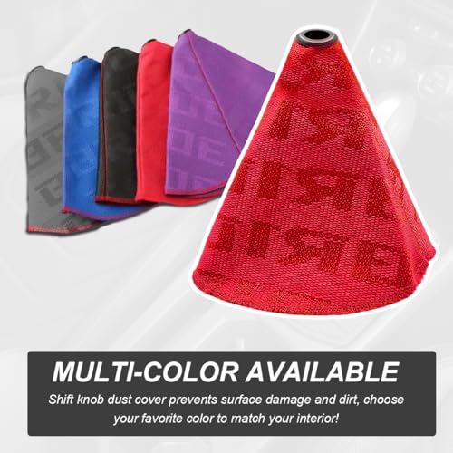Car Shift Boot Cover, Fabric Shifter Lever Knob Boot Dustproof - Product Imagery