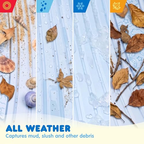 Cinnamoroll Car Mats 4pc Floor Mats for Cars Trucks SUVs Blue - Product Imagery