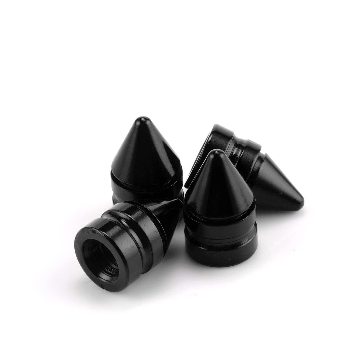SINGARO Car Tire Valve Caps, 4 Pieces of Universal Aluminum - Product Imagery