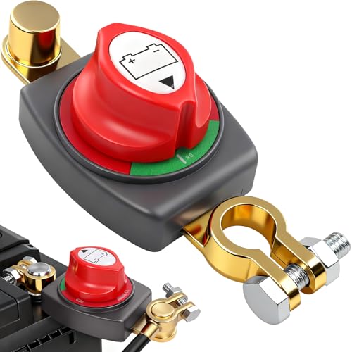 Top Post Battery Cut Off Switch 12V - 48V Volt Heavy Duty Marine - Product Imagery