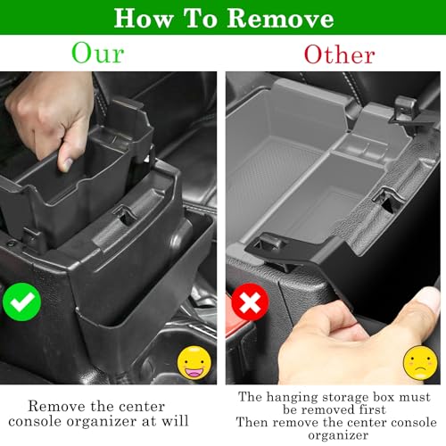 Eamplest Center Console Organizer for Jeep Wrangler & Gladiator - Product Imagery