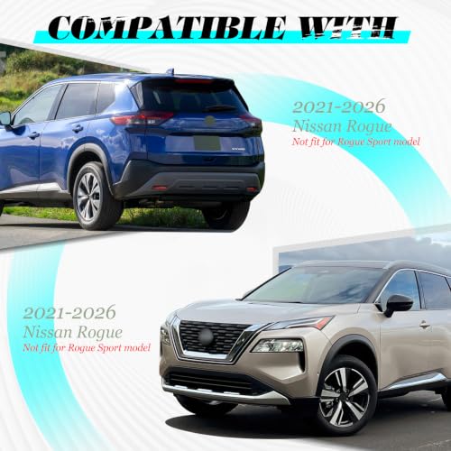 Class 3 Trailer Hitch 2-Inch Receiver for 2021-2026 Nissan Rogue - Product Imagery
