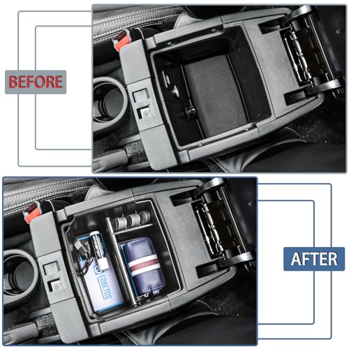 Center Console Organizer Tray for Jeep Wrangler JK/JKU - Product Imagery