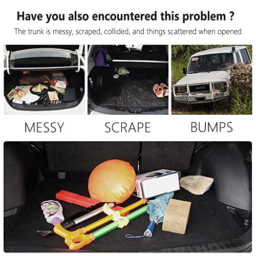 49''X16'' Truck Bed Organizer,Elastic Shrink Cargo Net Hold Many - Product Imagery
