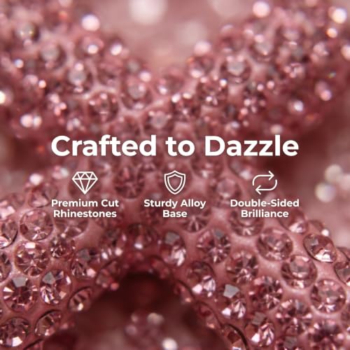 Bling Cross Car Hanging Accessories, Crystal Rhinestone Cross - Product Imagery