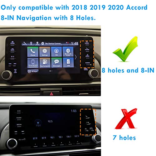 Moonlinks Compatible with Accord 2018-2022 Tempered Glass Screen - Product Imagery