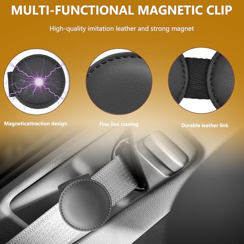 1 Pack Magnetic Belt Clip, Adjustable Shoulder Strap Positioner - Product Imagery
