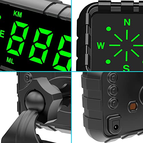 Kingneed HUD Speedometer Odometer Compass Head Up Display GPS - Product Imagery