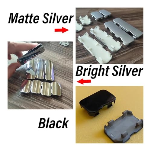 8pcs ABS Roof Rails Rack End Cover Cap Car Luggage Rack Cover - Product Imagery