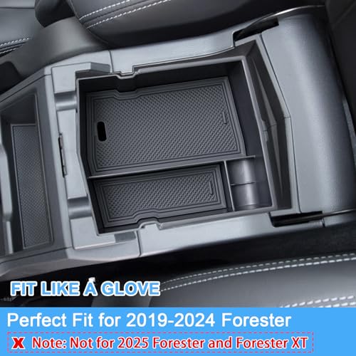 JKCOVER Center Console Organizer Tray For 2019-2024 Subaru - Product Imagery