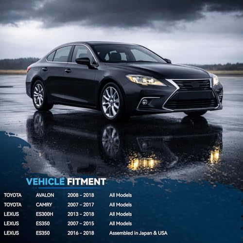 Detroit Axle - Front Brake Kit for 07-17 Toyota Camry Lexus ES350 - Product Imagery