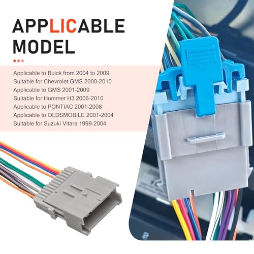 WZP Car Audio Wiring Harness, Radio Adapter Wiring Harness Kit - Product Imagery