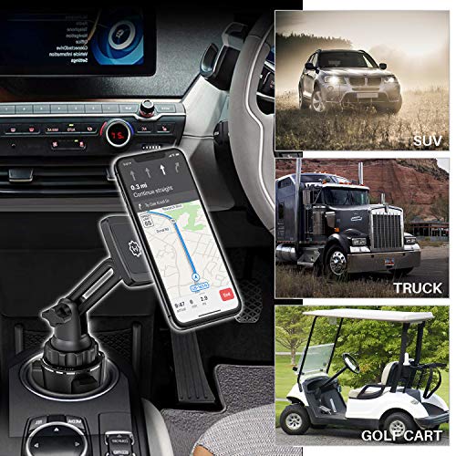 Magnetic Cup Holder Phone Mount – Universal Car Mount with - Product Imagery