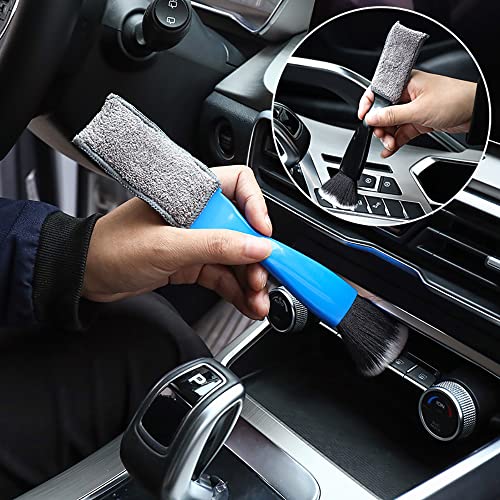 Double Head Brush for Car Clean 1Pack,Car Brushes for Detailing - Product Imagery