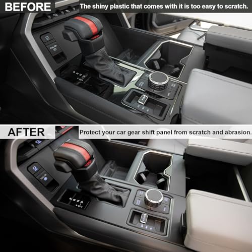 JDMCAR Central Control Gear Shift Panel Trim Cover Compatible - Product Imagery