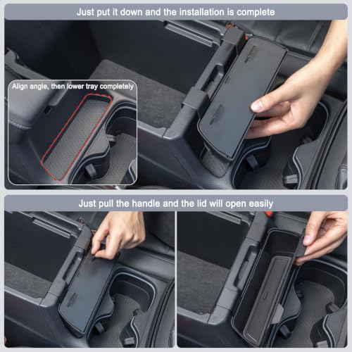 PIMCAR Center Console Hanging Box for 2023-2026 Honda CRV Hidden - Product Imagery