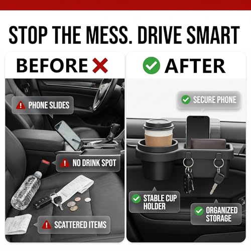 Li&Zhao Window Cup Holders for Vehicles – Versatile Window - Product Imagery