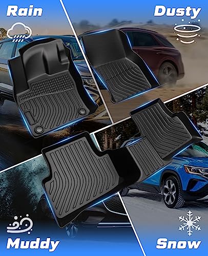 Sunsdrew Floor Mats for 2022-2026 Volkswagen Taos Accessories, - Product Imagery