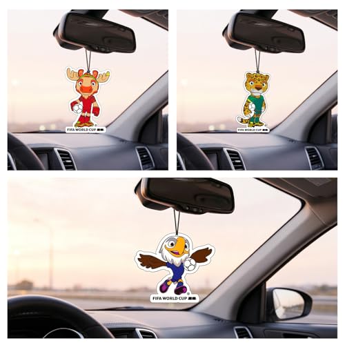 FIFA World Cup 2026 Official 3 Pack Car Air Freshener - Product Imagery