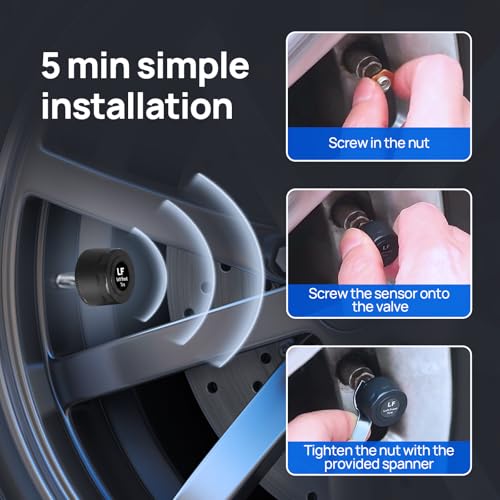 Masoll RV Tire Pressure Monitoring System,TPMS with 4 Tire - Product Imagery