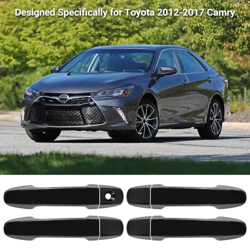 Car Door Handle Cover Protector Compatible with Toyota 2017 2016 - Product Imagery