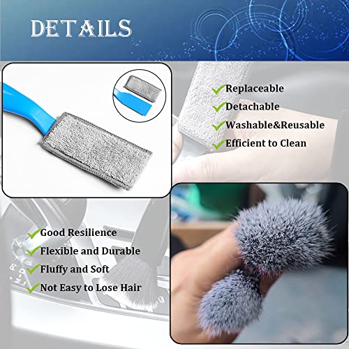 Double Head Brush for Car Clean 1Pack,Car Brushes for Detailing - Product Imagery