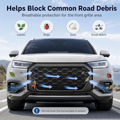 Car Grill Mesh Bug Screen for Toyota Grand Highlander 2024-2026, - Product Imagery