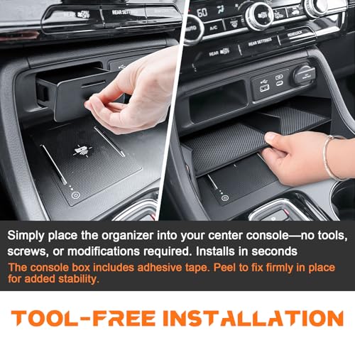 2PCS Center Console Organizer for 2023-2026 Honda Pilot & 2026 - Product Imagery