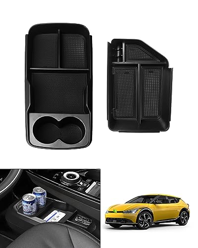 Autorder 2PCS Center Console Organizer for 2022-2026 Kia EV6 - Product Imagery