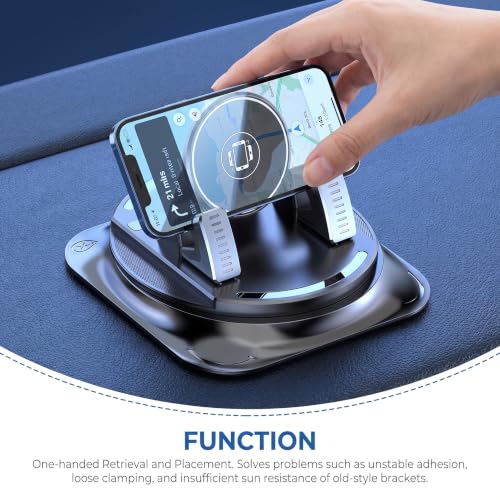 Car Phone Holder 360 Degree Rotation, Non-slip Car Navigation - Product Imagery
