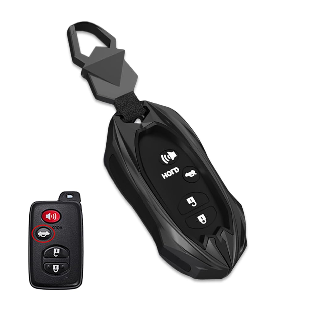 Zinc Alloy Key Fob Case Cover Holder Shell Compatible for Toyota - Product Imagery