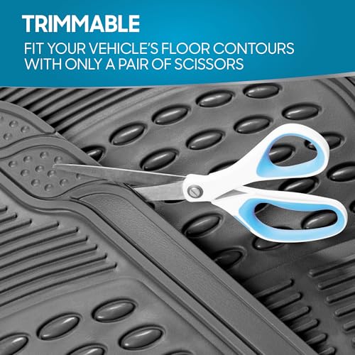 BDK ProLiner Floor Mats for Cars Trucks SUV, 4-Piece All-Weather - Product Imagery