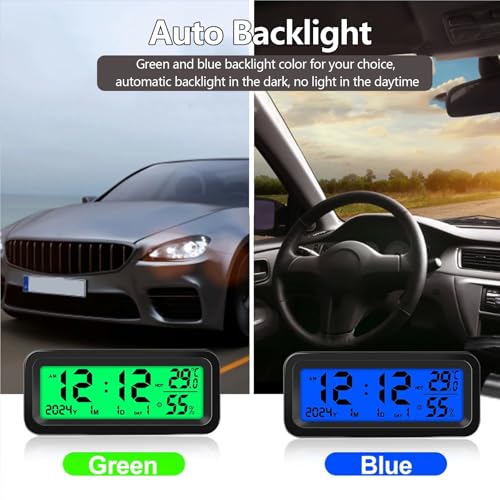 Timloon Car Dashboard Clock with Automatic Backlight at - Product Imagery