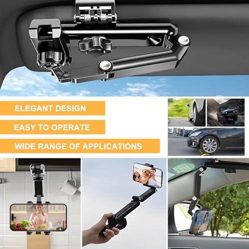 Rotatable and Retractable Car Phone Holder - 1080 Multifunction - Product Imagery